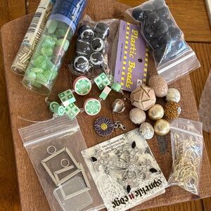 Assorted Bead and Charm Set for Crafts